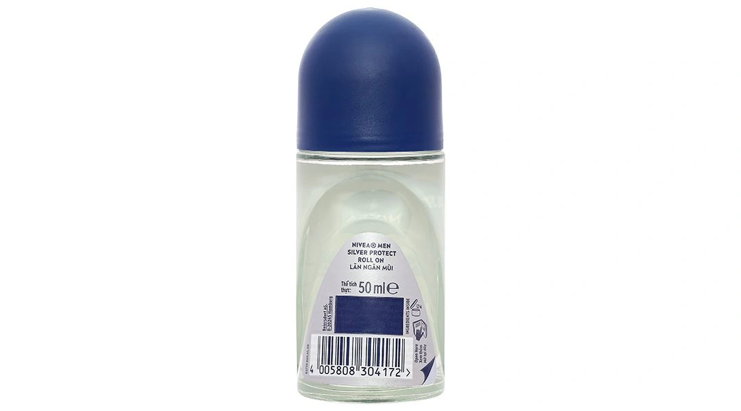 Lăn khử mùi Nivea Men Silver Protect ngăn vi khuẩn gây mùi chai 50ml - 1